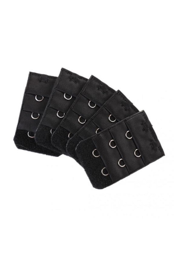 10pcs Bra Expander Expander Extensions Bra Clip Bikini Attachment Adjustable Bra Black