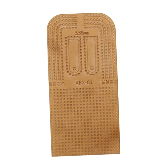 Wxqbjtam 1PC Leather Craft Punching Positioning Calculation Ruler Clear Acrylic 175x85mm 3.38mm
