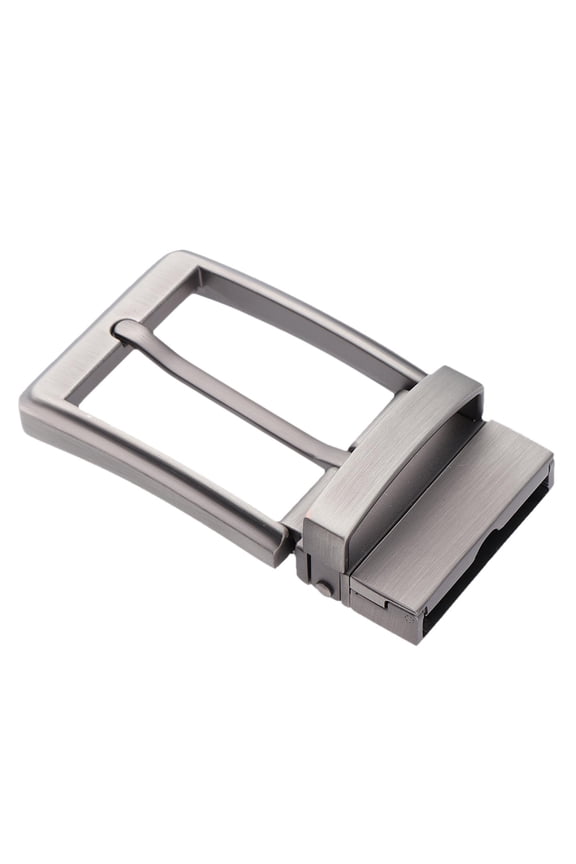 1pcs Reversible Single Prong Rectangle Belt Buckles Alloy Pin Buckle Replacement 1 PC Pearl Gray