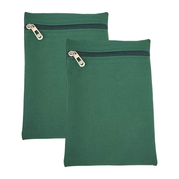 Wxqbjtam 2 Coats Pocket Inner Pockets with Zippered Compartment, for Sewing in, Practical Green