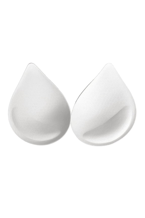 2 Pieces Women Bra Pads Inserts Bikini Swimsuit Replacement Yoga Bra Soft Breast white