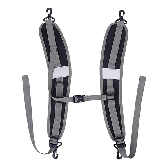 Wxqbjtam 2 X Padded Shoulder Straps, Adjustable Backpack Shoulder Strap for Backpack, Dry Black