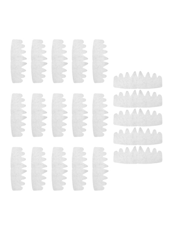 20 Pieces Baseball Cap Form Shapers Compact Anti Deformation Pads Hat Protectors White