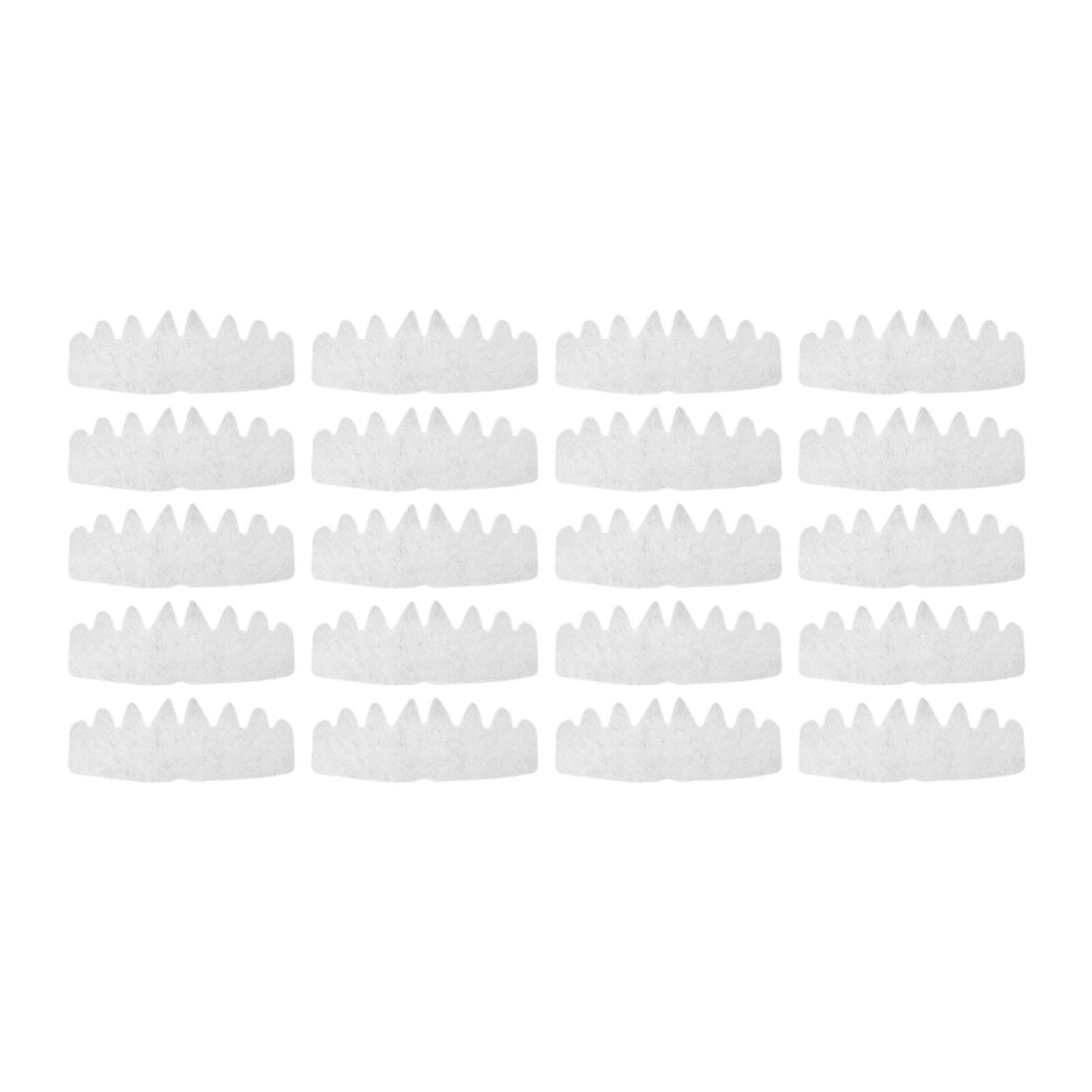 Wxqbjtam 20 Pieces Baseball Cap Inserts Adults Baseball Hat Sweat Liners, for Tennis Caps White ...