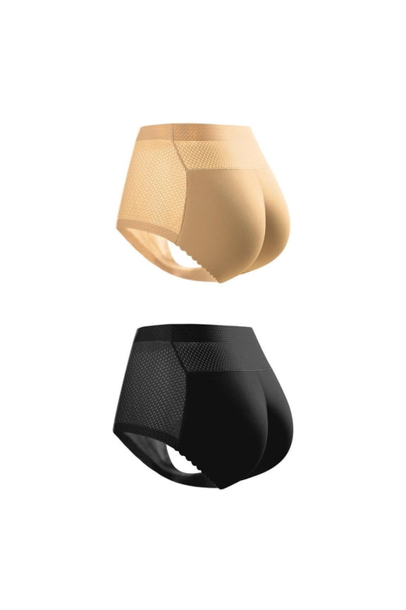 2pcs Butt Lifter Panties Buttocks Shaper Fake Padding Underwear XL