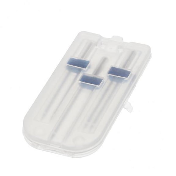 Wxqbjtam 2x3pcs Double Twin Needles Pins Sewing Machine Accessories with Plastic Box