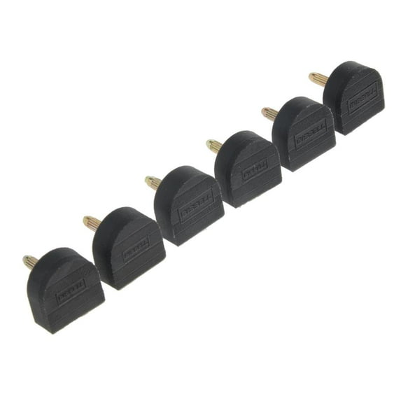 Wxqbjtam 3 Pairs Double Layer High Heel Tips Taps Shoe Repair Replacement Dowels Stiletto 16mm
