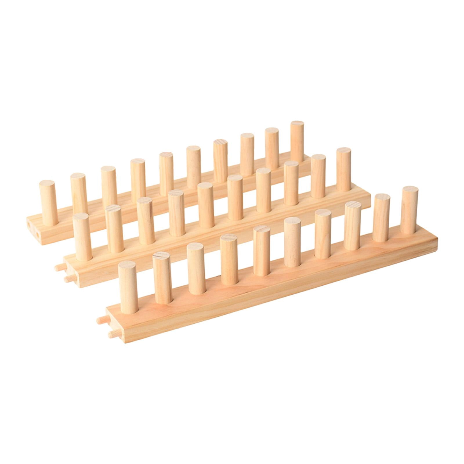 Wxqbjtam 3-Piece Set: Thick Blanket Loom, Hand Knitting Board, Extendable Wooden Loom for