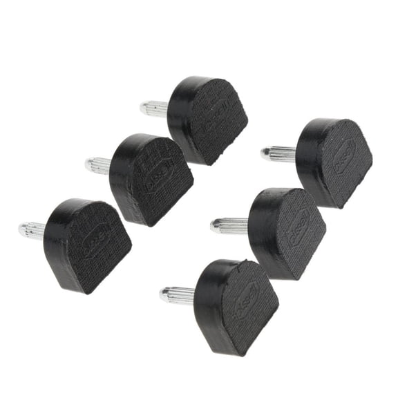Wxqbjtam 3 pairs of shoes heel tips protection taps replacement shoes repair accessories Black