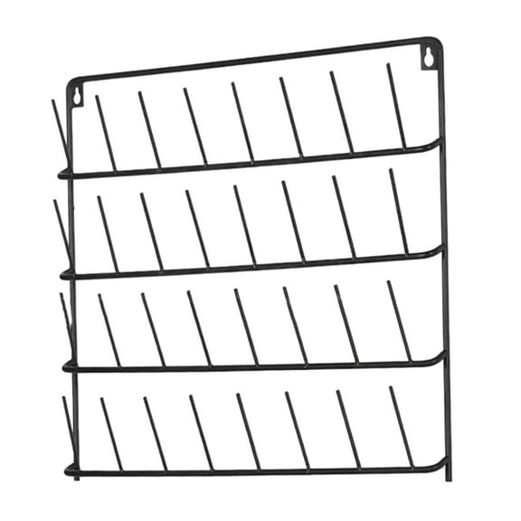 Wxqbjtam 32 Spool Iron Sewing Threads Rack Holder -Thread Organiser Stand Holder - Wall Mounted - Metal Sewing Spool Holder for Embroidery, Quilting