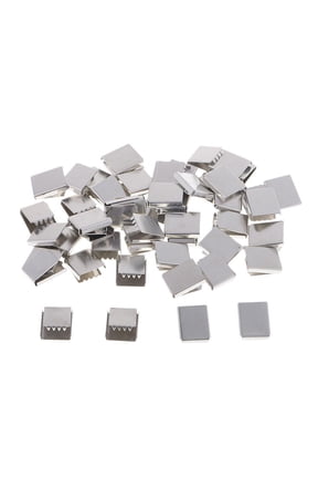 50pcs Belt Buckle For Webbing Belt Hat Sewing Accessory Silver