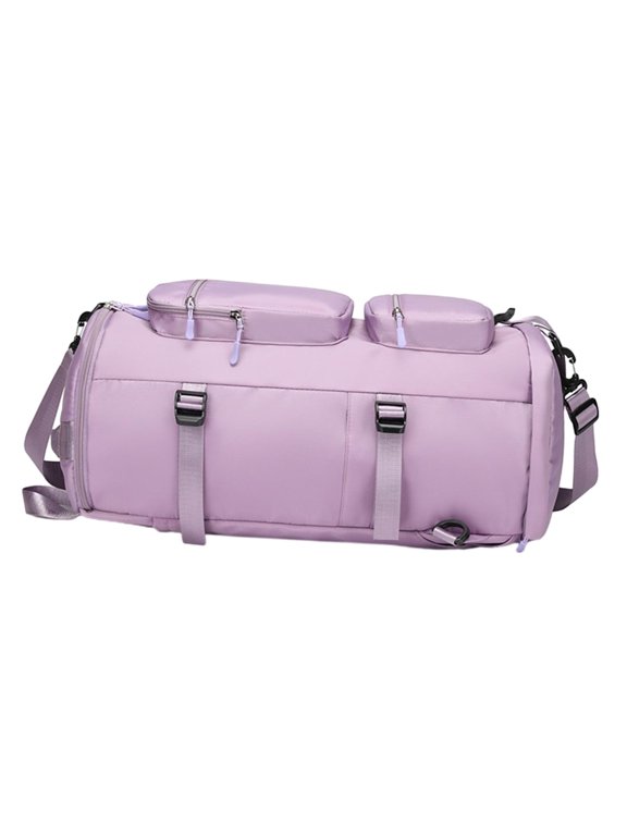 Backpack Heavy Duty Lightweight Water Resistant Weekender Overnight Bag for Yoga Violet