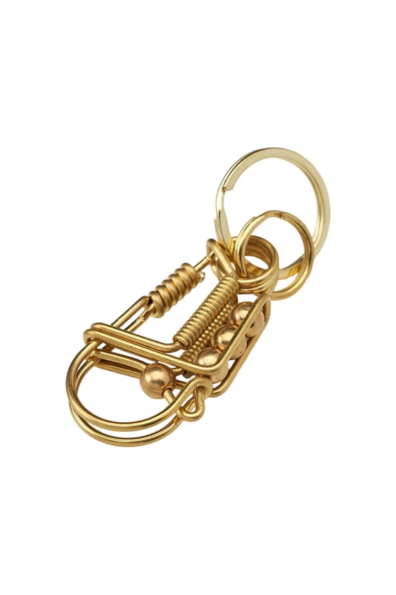 Bird Key Chain Key Holder Hanging Chain Wires Wrap Keychain Creative Personality Aureate