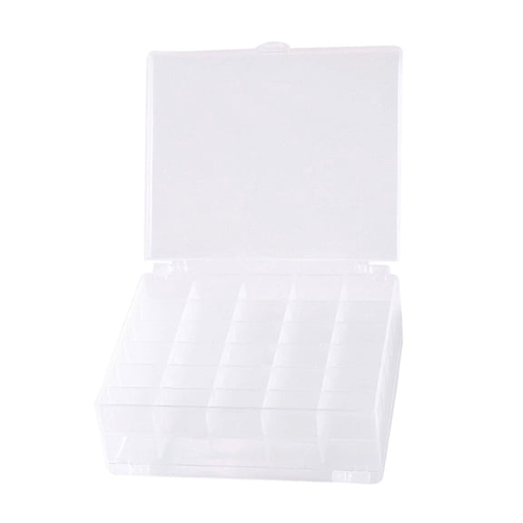 Wxqbjtam Bobbin Box Bobbin Case 60 Grids Scratch Resistant Organizer Protection Practical