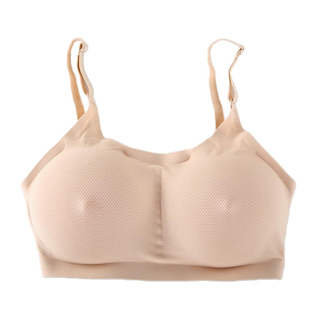 Wxqbjtam Bra Crop Top Silicone Fake for astectomy M M - Walmart.com