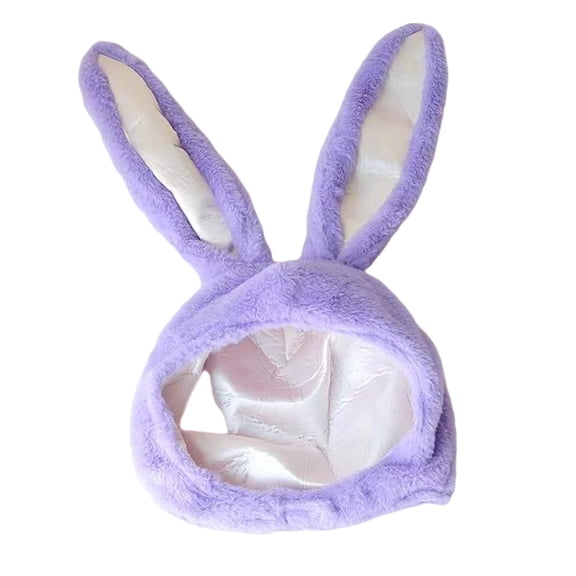 Wxqbjtam Bunny Ears , Cotton ,Cozy Funny Props, Cute Plush Soft Warm Gift Costume 21.65x11.02inch