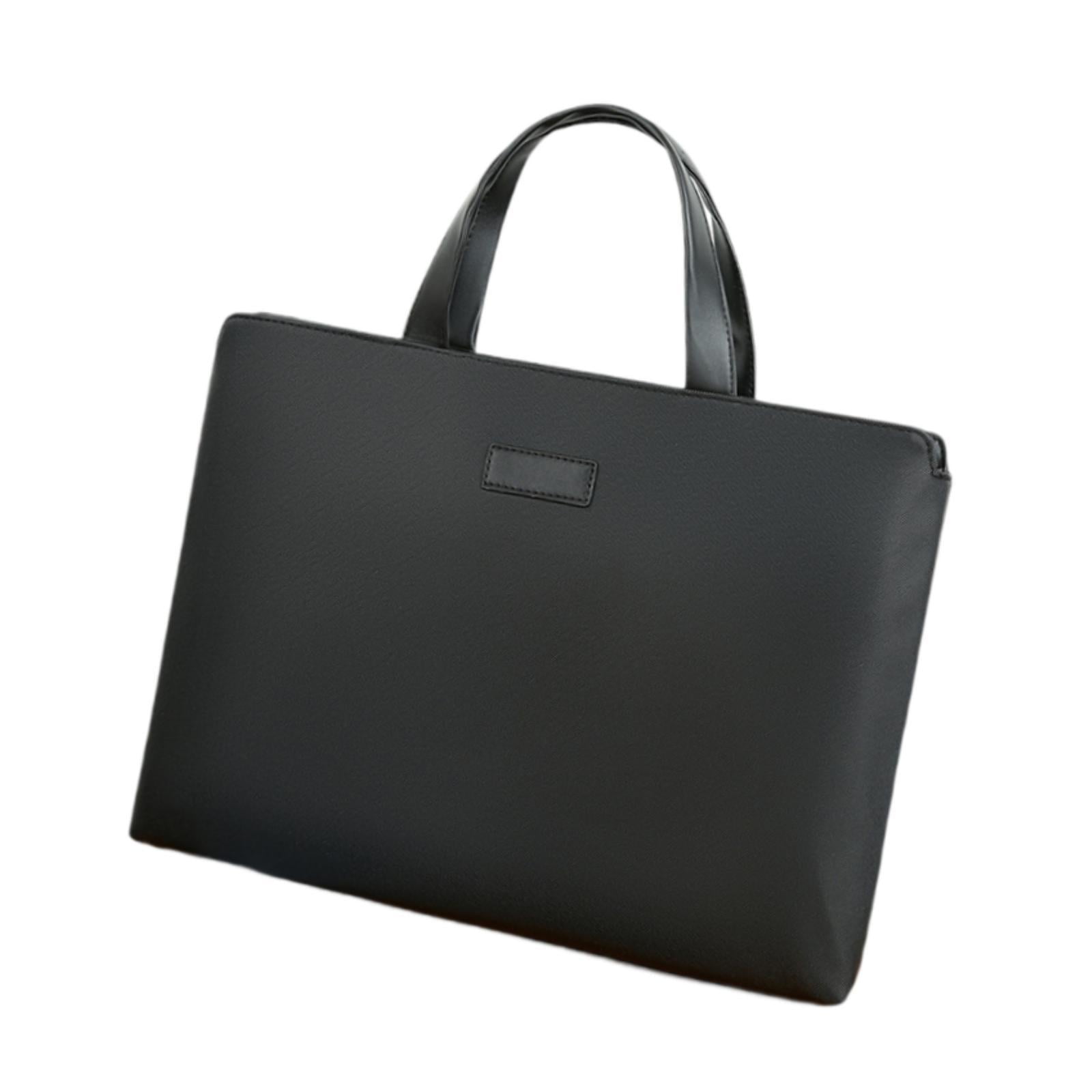 Wxqbjtam Business Bag Premium Handbag Wear Resistant Adjustable Large Capacity Briefcase PU Leather