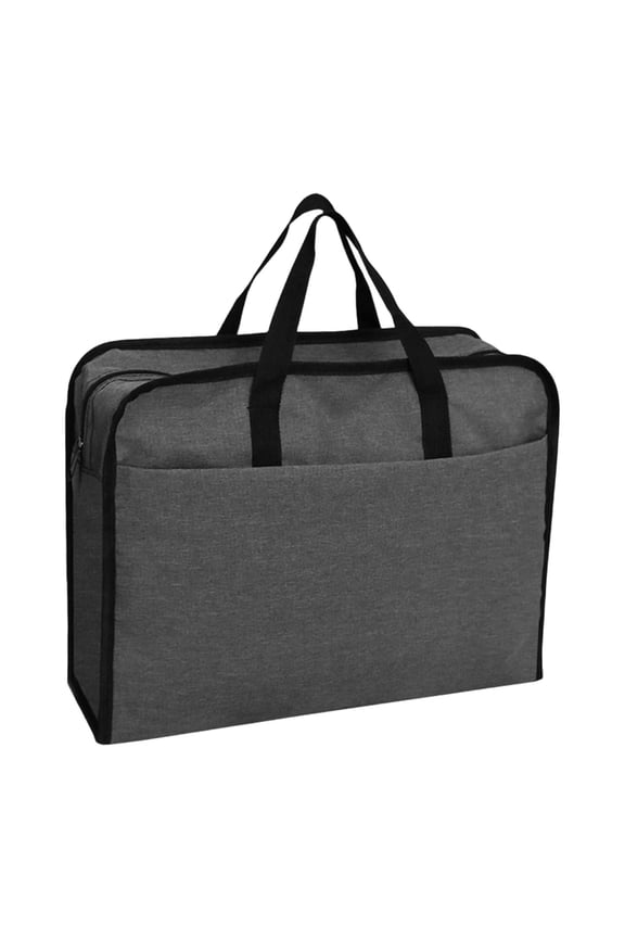 Business Briefcase Document Bag Storage Pouch Portable Container Multifunctional Dark Gray 41x13x32cm