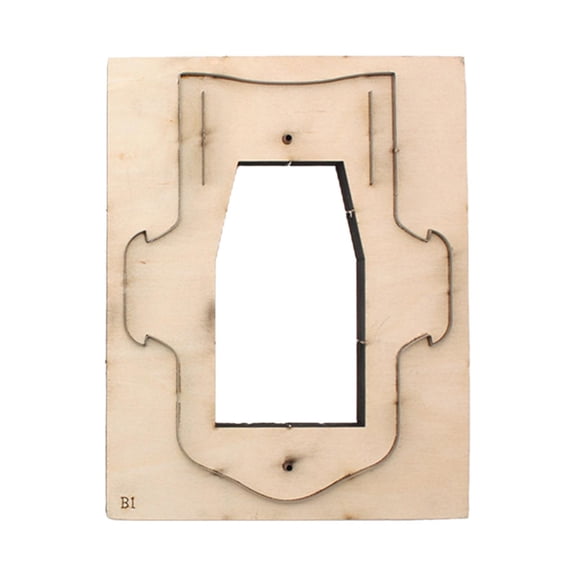 Wxqbjtam Card Holder Templates Leather Wallet Making Die Wood Handcraft Punch Tool Folded