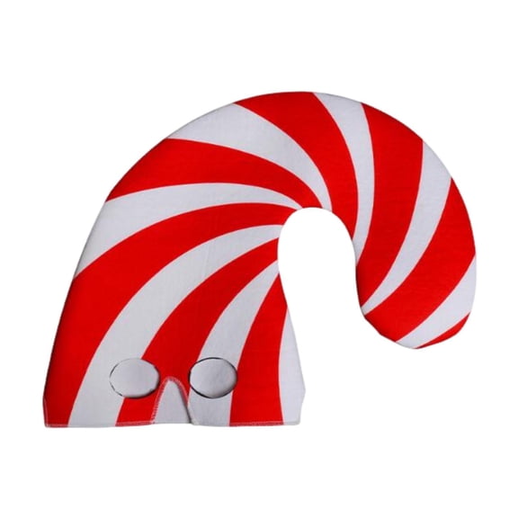 Wxqbjtam Christmas Candy Cane Hat Decorative Gift Party Top Hat for Carnival Home Holiday Red White