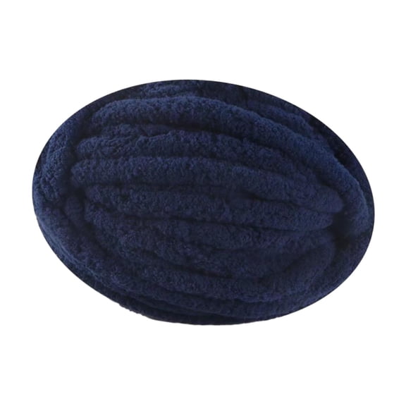 Wxqbjtam Chunky chunky arm knitting yarn, knitting yarn, tubular yarn for crochet, chunky Dark Blue