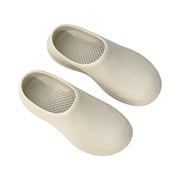 Wxqbjtam Comfortable work shoes for chefs, ideal for warehouses, gardens, restaurants and 40 to 41
