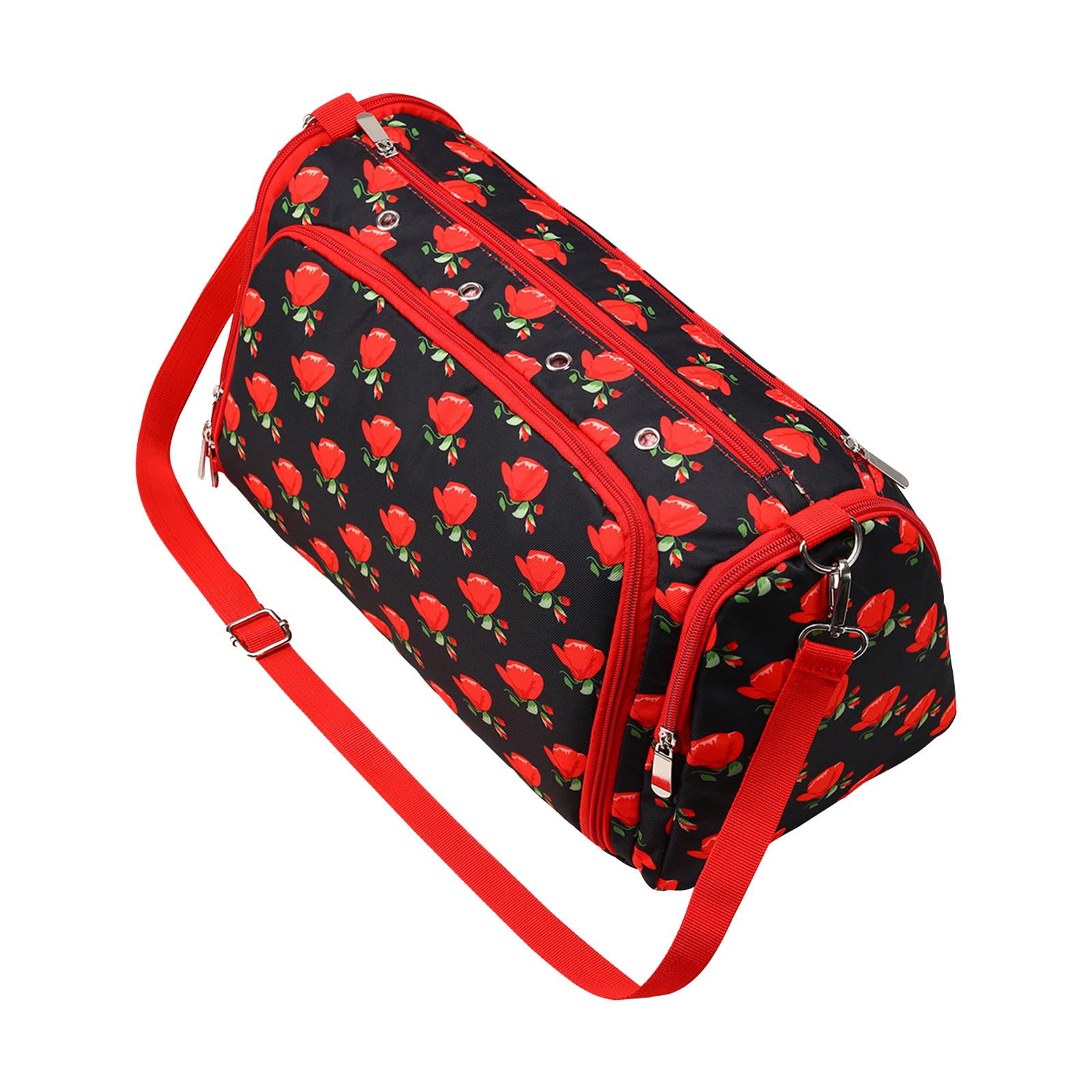 Wxqbjtam Crochet Tool Storage Bag with Adjustable Shoulder Strap Yarn Storage Bag Durable