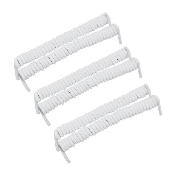 Wxqbjtam Curly Twister Shoelaces Casual Adults Men Women Runners Sneakers Kids Shoe Laces White