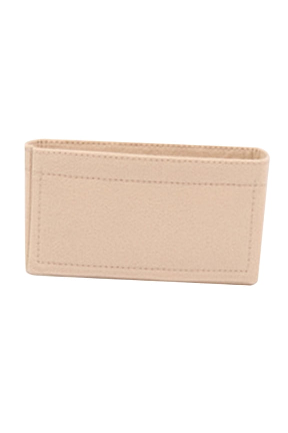 Detachable Rectangular Lined Organizer Bag Keychain Pouch Keep Small Necessities M