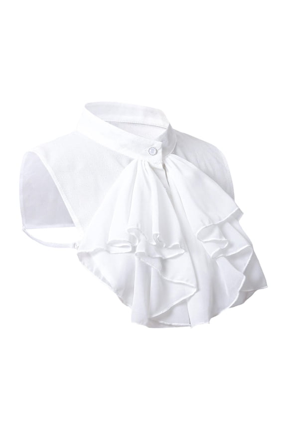 False Neckline Vintage Style Decorative Stylish Accessories Ruffle Fake Neckline