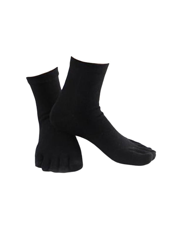 Five Finger Toe Athletic Causal , One Size Black