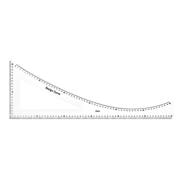 Wxqbjtam French Curve Ruler, Tailors Ruler, Dress Curve Rulers, Pattern Making Clothing DIY Measure Dressmaking Fashion Design Metric Sewing Ruler , Design Curve