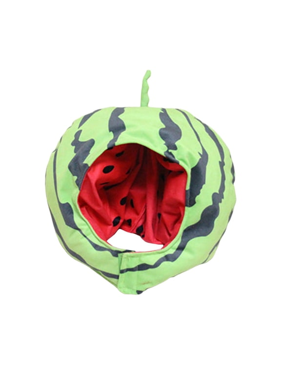 Funny Watermelon Costume Hat Durable Novelty Fruit Headwear for Party Decoration