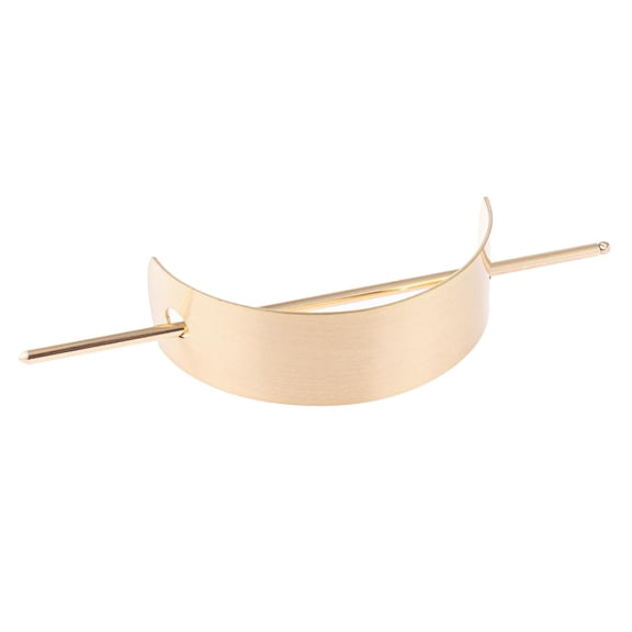 Wxqbjtam Hair Cuff Bun Holder U Shaped Brushed Hair Stick Women Girl Chignon golden