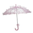 thumbnail image 1 of Wxqbjtam Handmade Lace Umbrella Vintage Bridal Wedding Romantic Wedding Parasol for Party Pink, 1 of 7