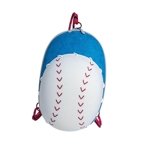 Wxqbjtam Hat Case for Baseball Caps Breathable Zipper Closure Holder Bag Protective Shell Blue