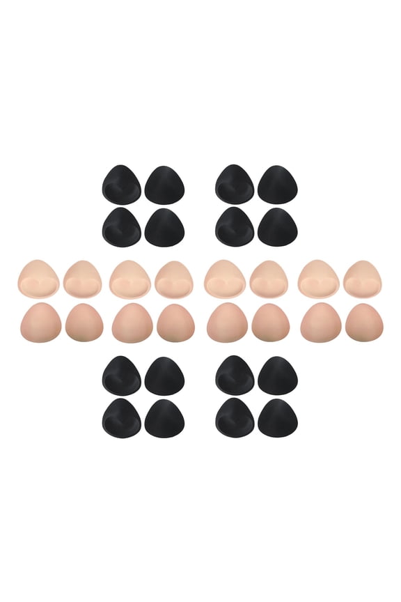 Hellery 16 Pairs Female Bra Pad Inserts Push Up Sponge for Swimwear Sportwear