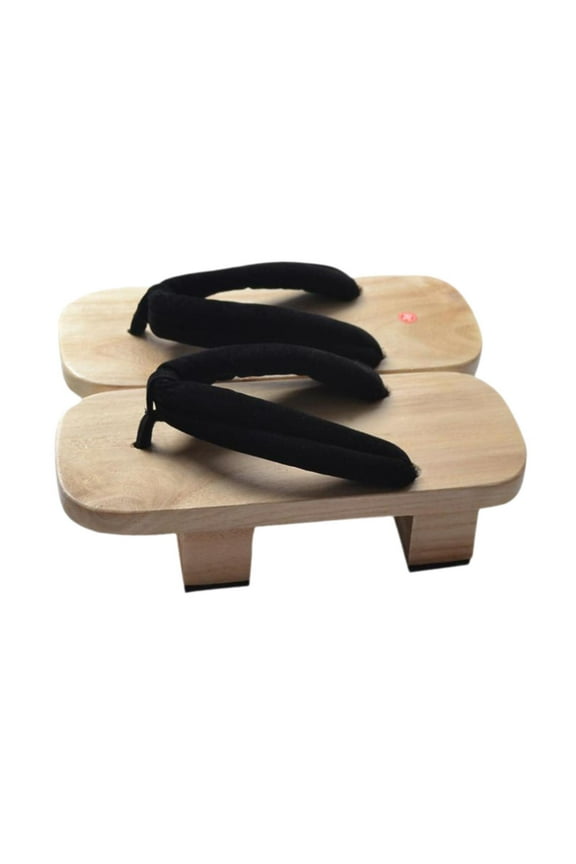 Japanese Wooden Clogs Portable Sandals for Performance Daily Travel Beach Street