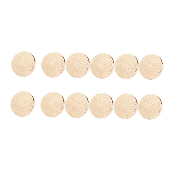 Wxqbjtam Jeans Button Pins, Pant Button Pins, Instant Buttons Jean, Buttons Jeans No Sewing (12 PCS), Adjustable Push Pin Buttons for Jeans Golden