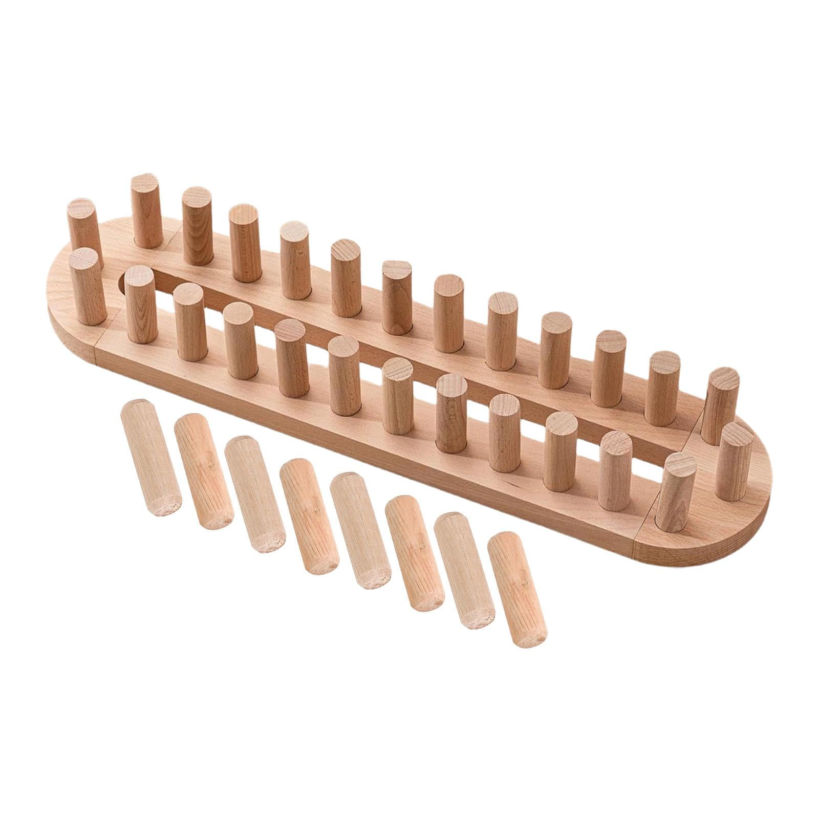 Wxqbjtam Knitting Loom, Chunky Knitting Loom for Blankets, for Use, Home Decor, Portable, 2 sections