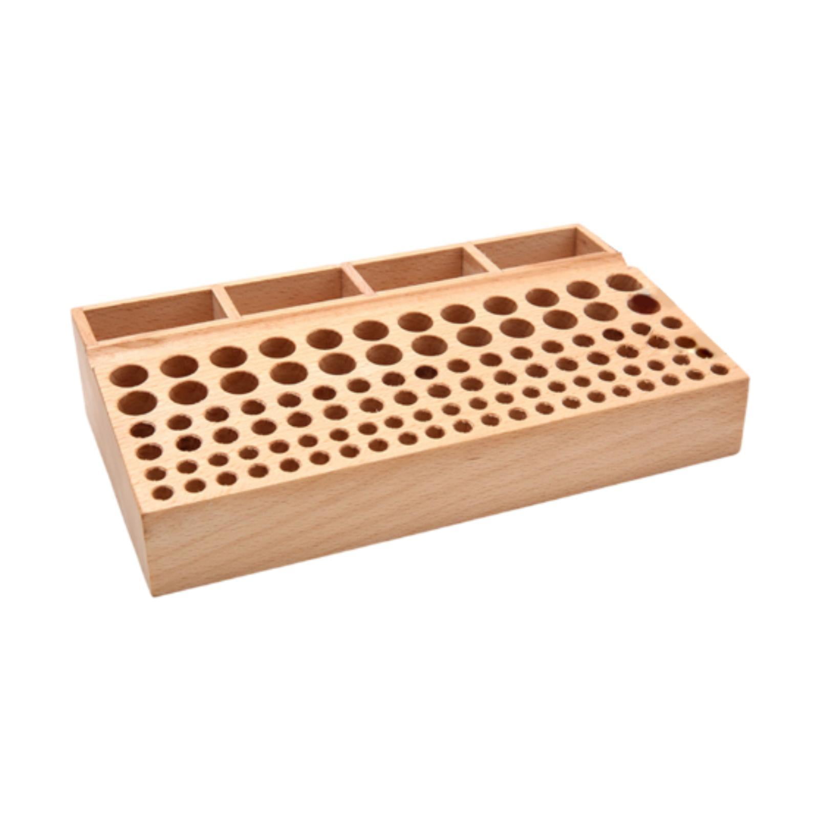 Wxqbjtam Leather Craft Tool Holder Home Wood Leathercraft Stand Holder for Painting Brush