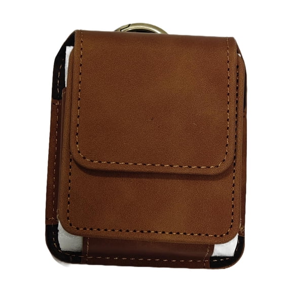 Wxqbjtam Leather Phone Case, PU Phone Case, Compact, Wear-Resistant, Waterproof, Climbing light brown