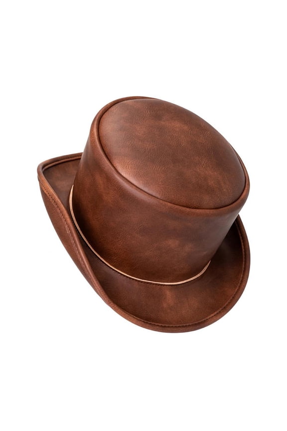 Medieval Hat Medieval Knight Hat Steampunk Adults Novelty Vintage Cosplay Formal Brown