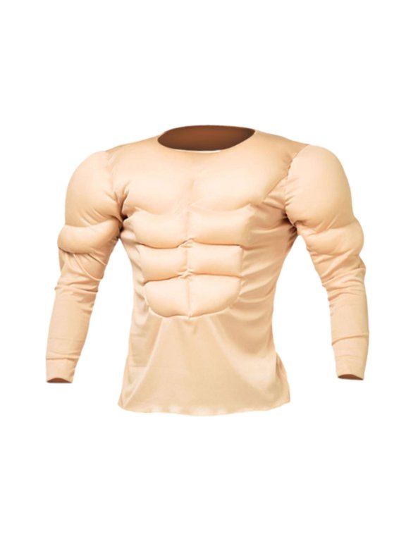 Men Muscle Shirt Costume Enhancers Undershirt Underwear Comfortable Funny Muscle
