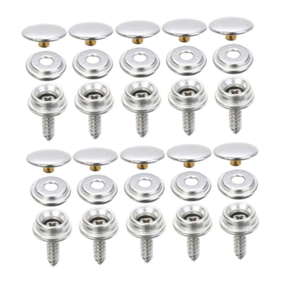 Wxqbjtam Metal Snap Buttons Canvas Snaps Set with Stainless Steel Socket Canvas Snaps Set 10 set