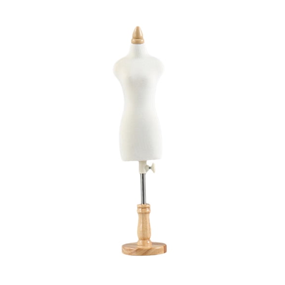 Wxqbjtam Mini Dress Form Dressmaker Dummy Adjustable Pinnable Manikin Professional Tailor 33cm