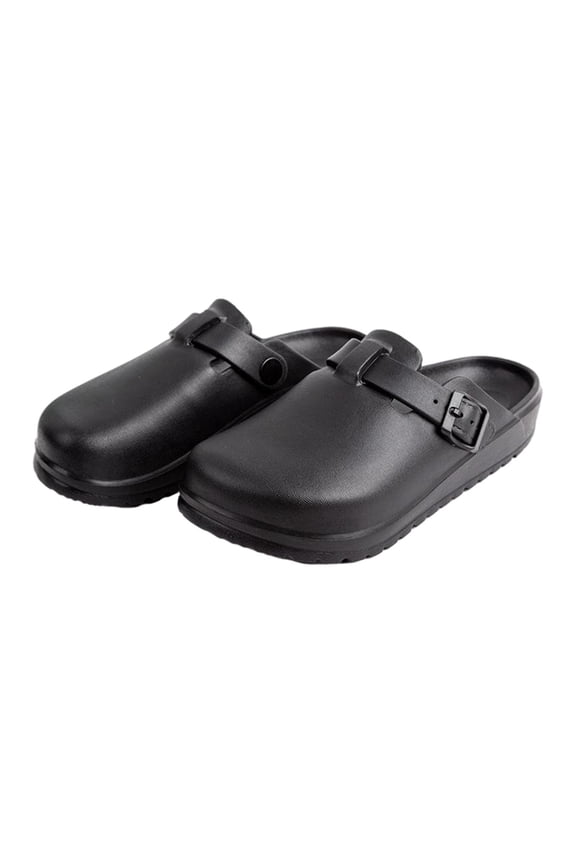 Nurse Clogs Slippers Waterproof Women Nursing Shoes Doctor Summer Black 39