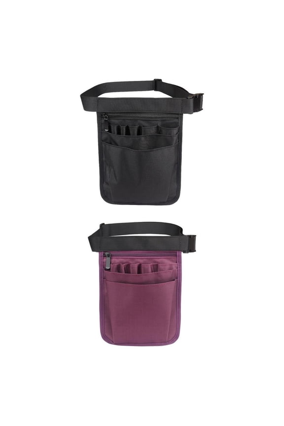 Nylon Utility Organizer Belt Extra Pocket Waist Bag Pouch Case for Accessories Tool