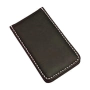 Wxqbjtam PU Leather Pocket Magnetic Money Clip Dollar Clamp Card Clips Credit Cards Money Coffee_80x46x8mm