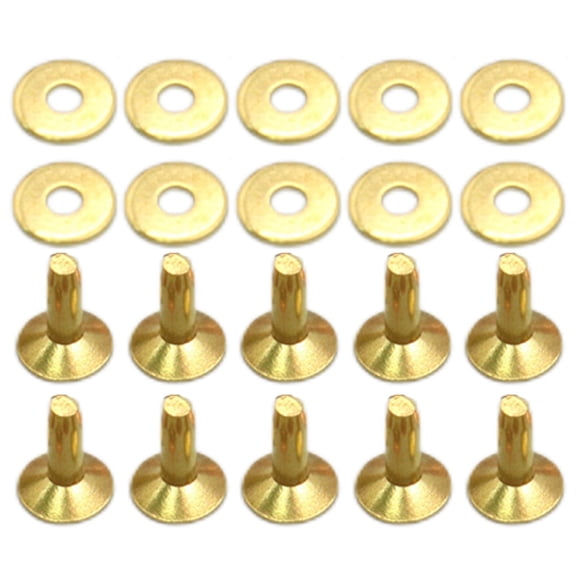 Wxqbjtam Rivets and Burrs Washers Fastener Studs for Saddlery Tack Repair Leather Working A